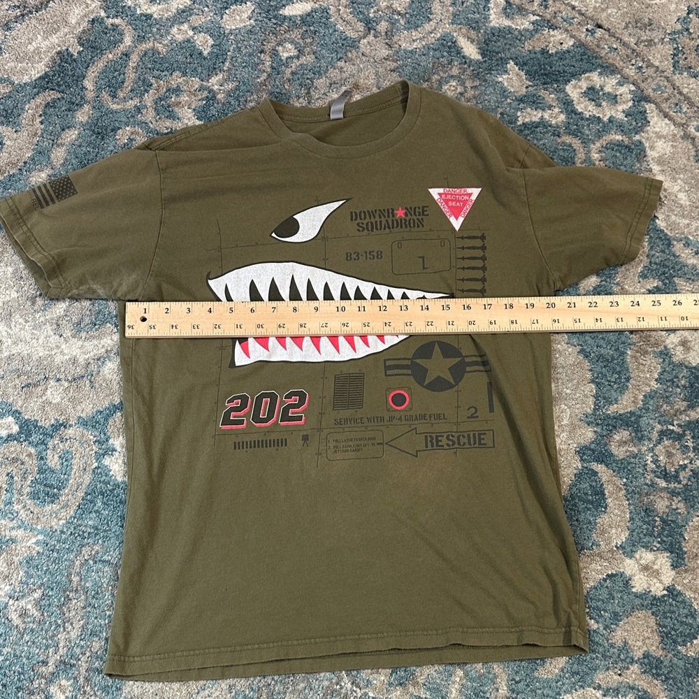 Olive Green Graphic Kids T-Shirt - Picture 2 of 2